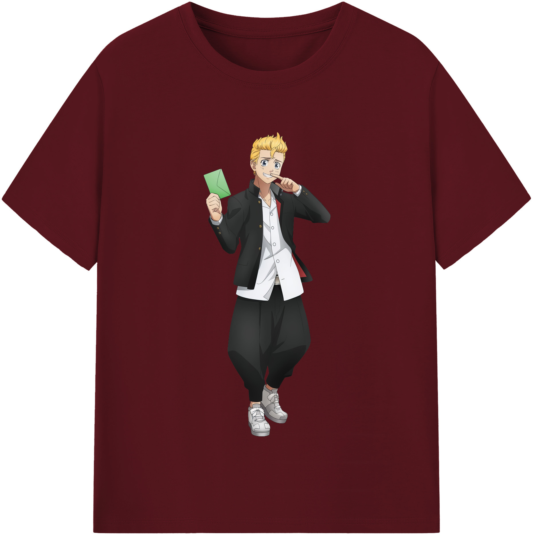 （画像用） 東京リベンジャーズ Tokyo Revengers 綿100％半袖Tシャツ（フロントプリント）
